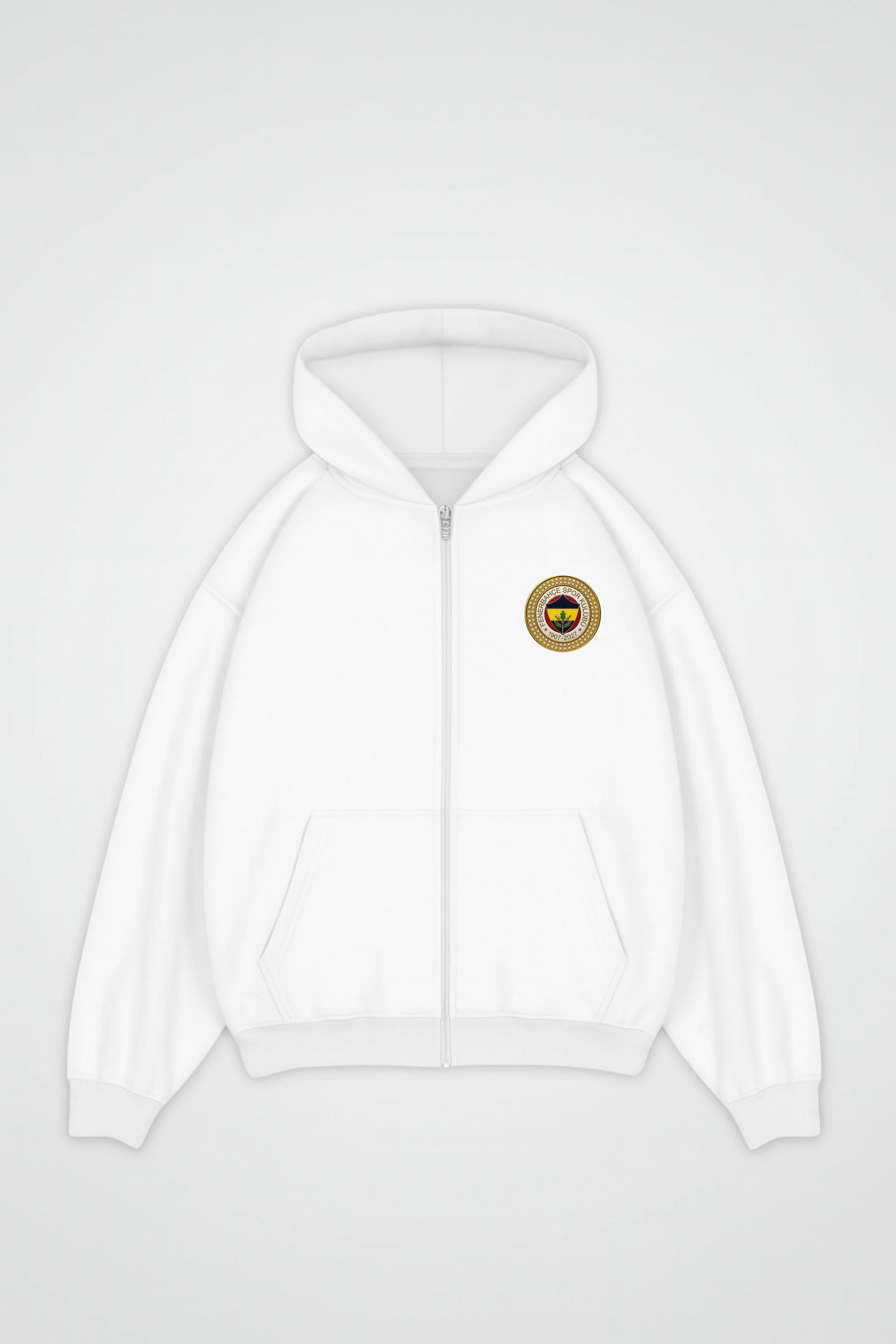 FENERBAHCE Oversized Zipper Hoodie Design 2 – Rückansicht