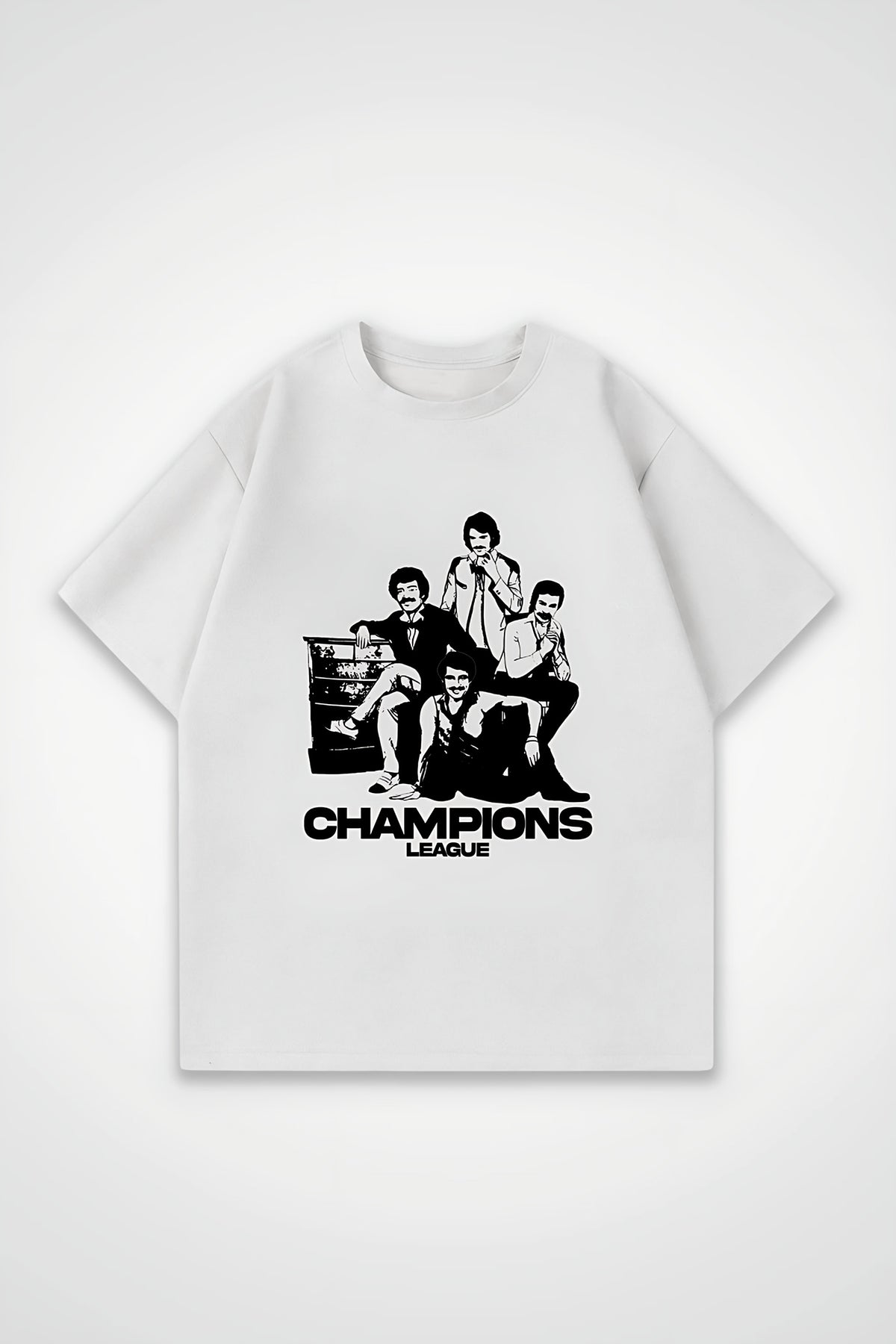 Champions League Oversized T-Shirt in Weiß (White)