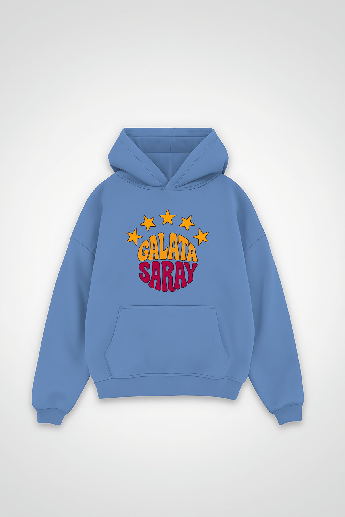 Galatasaray Oversized Hoodie – Aslan in Powder Blue