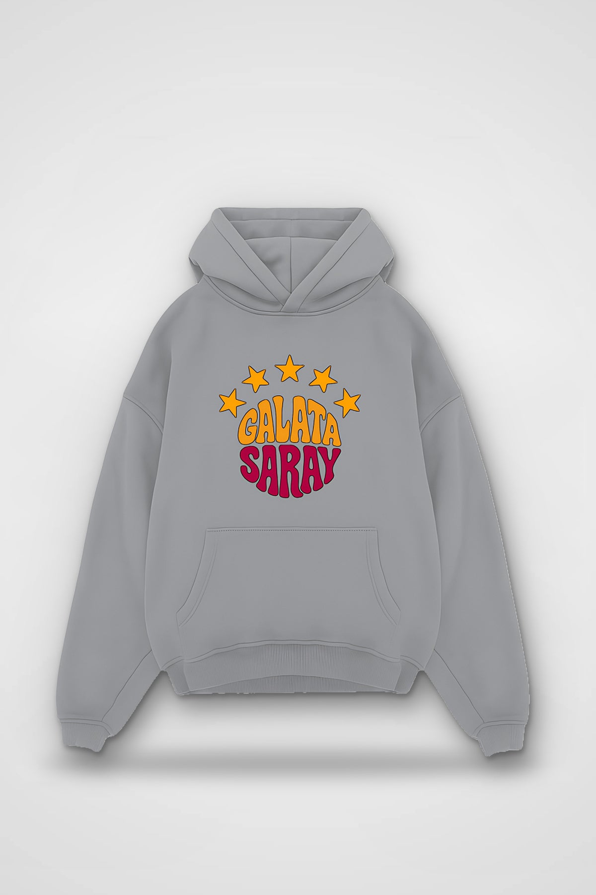 Galatasaray Oversized Hoodie – Aslan in Light Asphalt