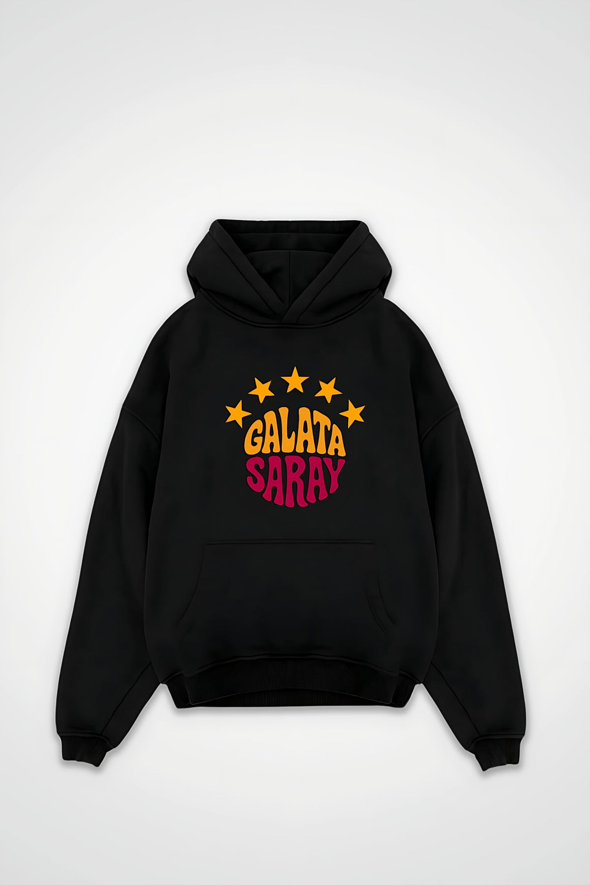 Galatasaray Oversized Hoodie – Aslan in Schwarz (Black)
