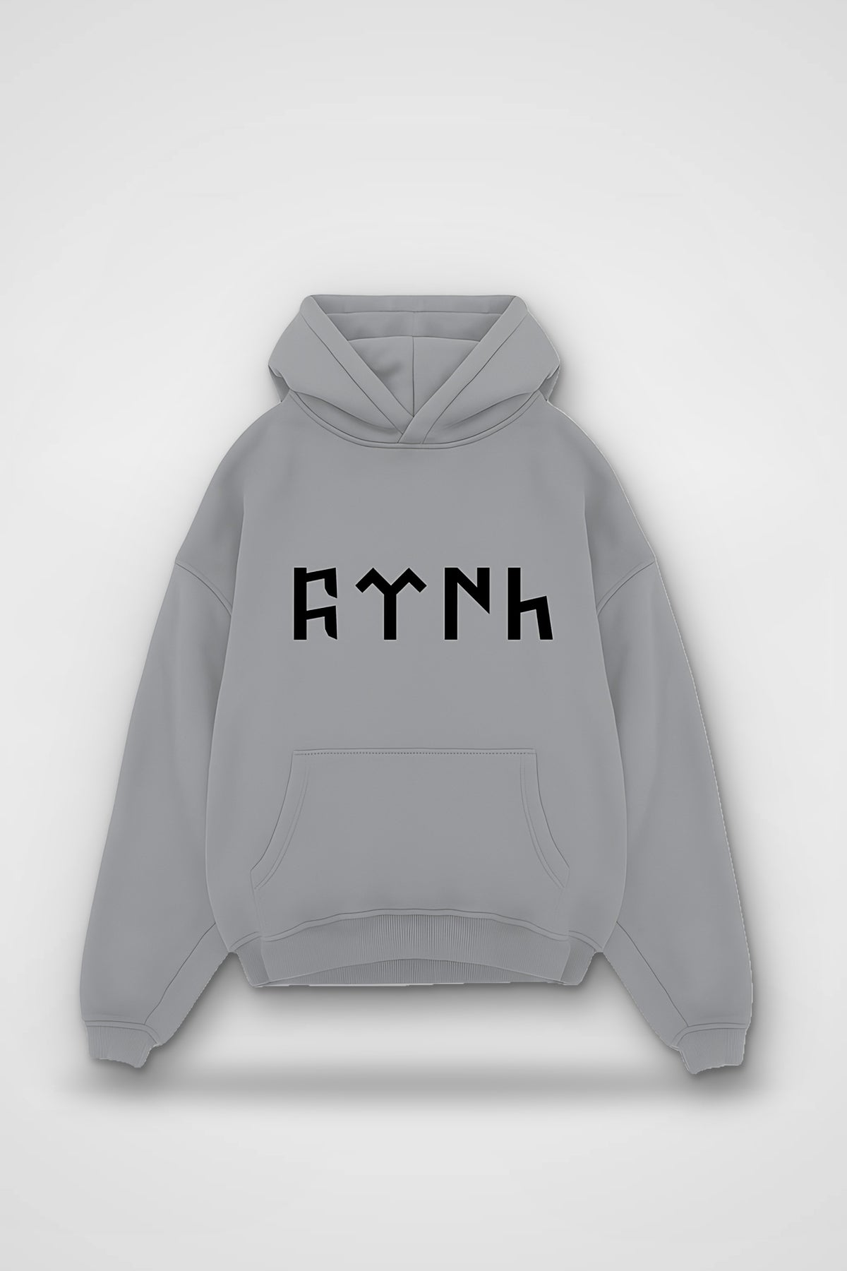 Göktürk Oversized Hoodie – Orhun in Light Asphalt