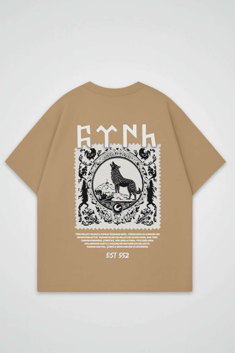 Göktürk Oversized T-Shirt – Design 1 – Produktansicht 7