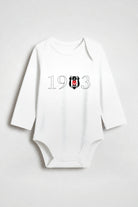 Beşiktaş Bio-Babybody Langarm – Çarşı in Weiß