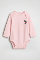 Beşiktaş Bio-Babybody Langarm – Kartal in Powder Pink