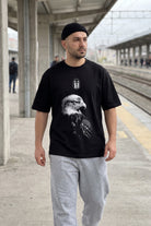 REALSTIL Beşiktaş Oversized T-Shirt Black – Model Herren
