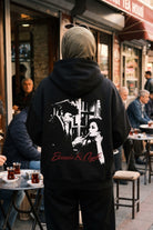 REALSTIL Bonnie & Clyde Oversized Hoodie Black – Model Damen