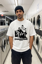 REALSTIL Champions League Oversized T-Shirt White – Model Herren