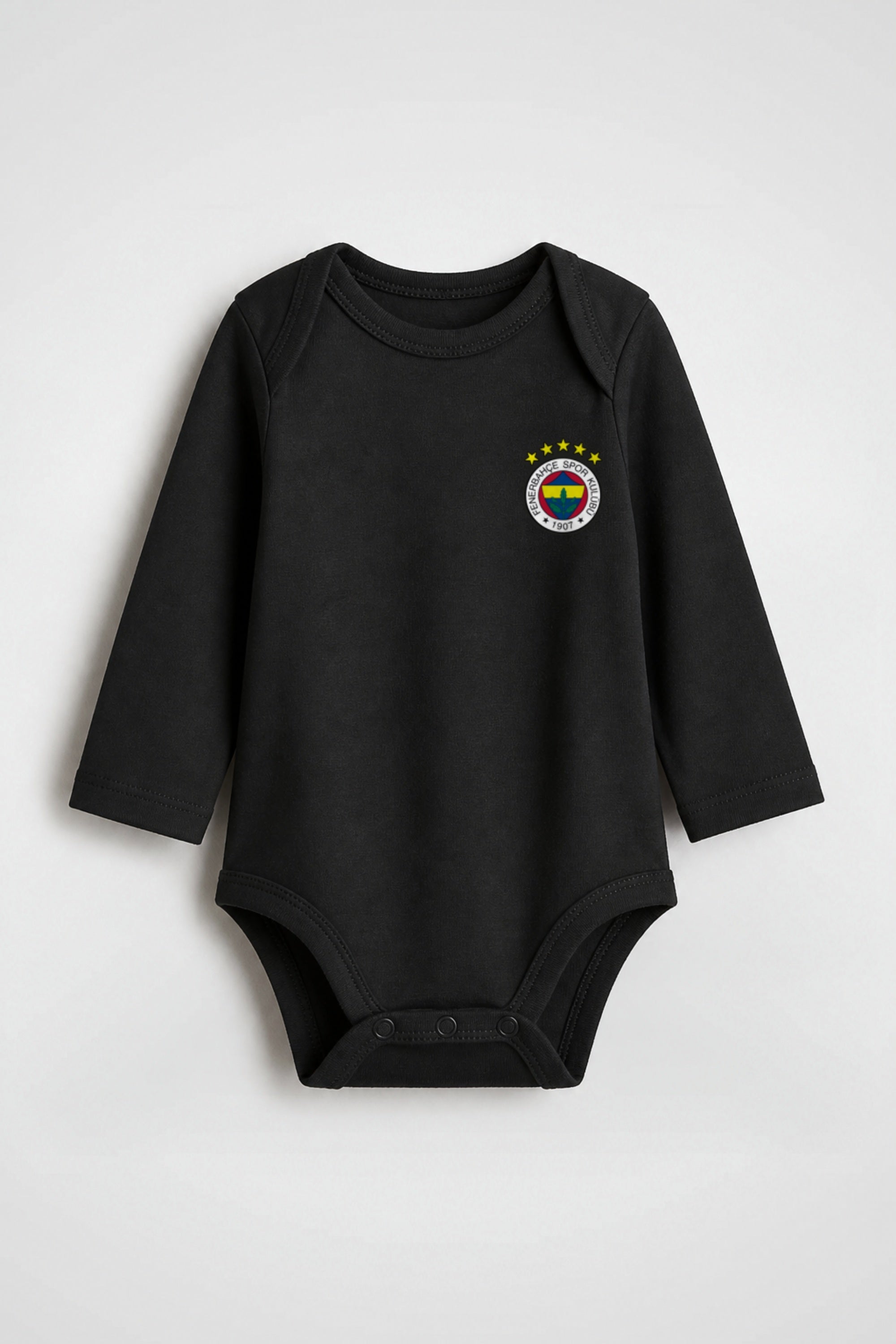 Fenerbahçe Bio-Babybody Langarm – Kadıköy in Schwarz