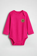 Fenerbahçe Bio-Babybody Langarm – Kanarya in Fuchsia