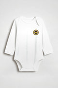 Fenerbahçe Bio-Babybody Langarm – Kanarya in Weiß