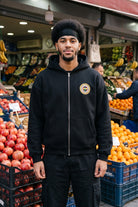 REALSTIL Fenerbahçe Oversized Zipper Hoodie Black – Model Herren