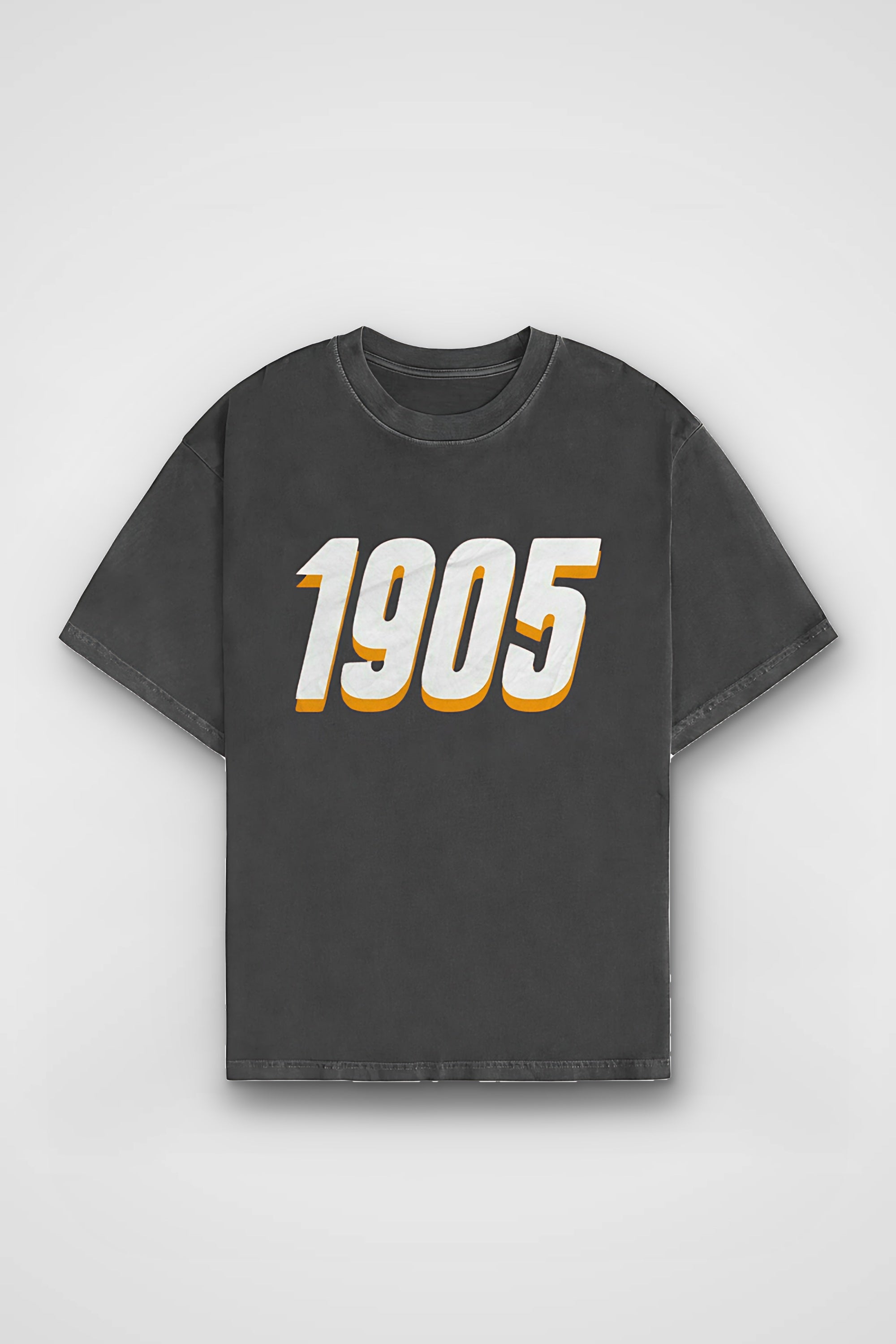 Galatasaray Aslan Washed T-Shirt in Washed Black – Produktbild Frontprint