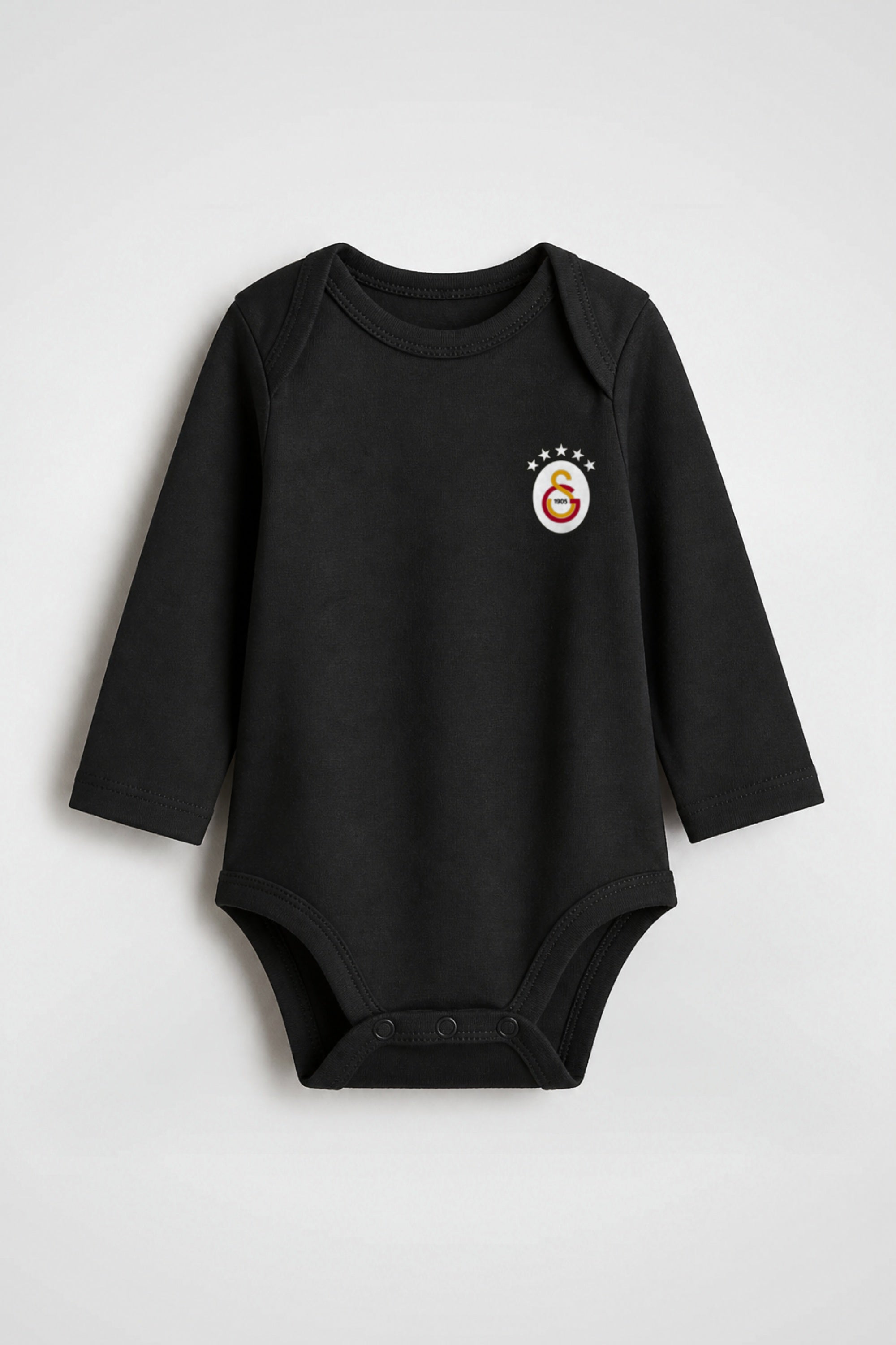 Galatasaray Bio-Babybody Langarm – Aslan in Schwarz