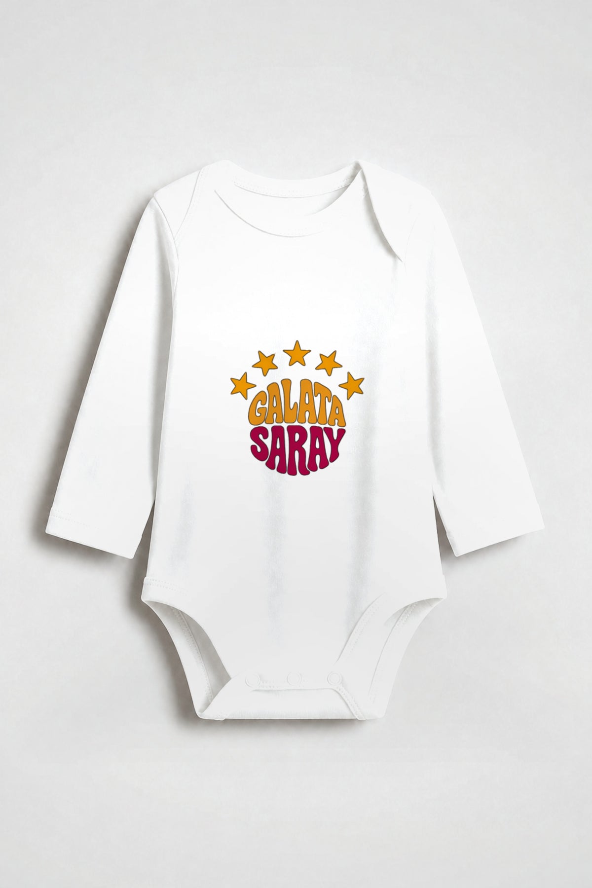Galatasaray Bio-Babybody Langarm – Cim Bom in Weiß