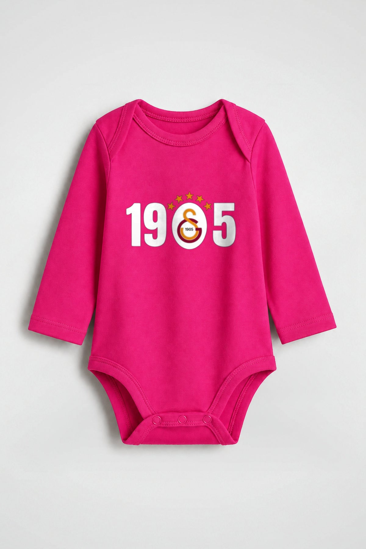 Galatasaray Bio-Babybody Langarm – Sarı Kırmızı in Fuchsia