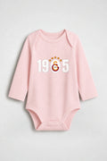 Galatasaray Bio-Babybody Langarm – Sarı Kırmızı in Powder Pink