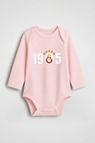 Galatasaray Bio-Babybody Langarm – Sarı Kırmızı in Powder Pink