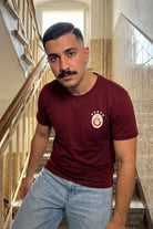 REALSTIL Galatasaray Regular Fit T-Shirt Burgundy – Model Herren