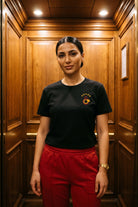 REALSTIL Galatasaray Regular Fit T-Shirt Black – Model Damen