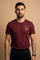 REALSTIL Galatasaray Regular Fit T-Shirt Burgundy – Model Herren