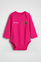 Göktürk Bio-Babybody Langarm in Fuchsia
