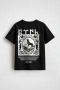 Göktürk Kids T-Shirt in Schwarz – Rückenprint