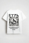 Göktürk Kids T-Shirt in Weiß – Rückenprint
