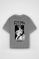 Göktürk Orhun Washed T-Shirt in Washed Grey – Produktbild Rückenprint