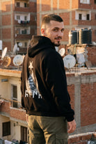 REALSTIL Göktürk Oversized Hoodie Black – Model Herren