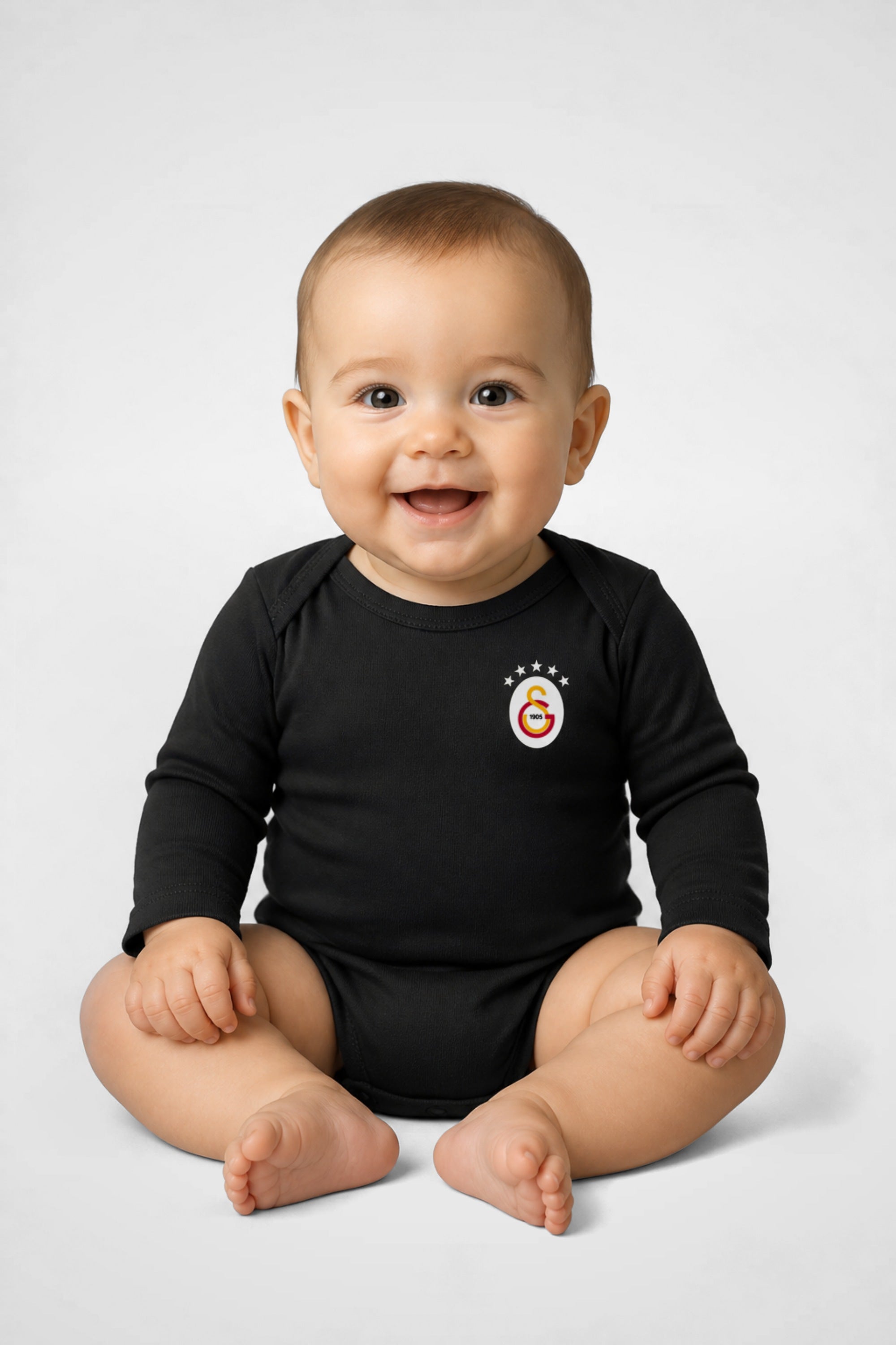 REALSTIL Galatasaray Bio-Babybody Aslan – getragen, Schwarz