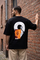 REALSTIL Icardi Oversized T-Shirt Black – Model Herren