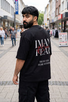 REALSTIL İman Oversized T-Shirt Black – Model Herren