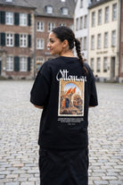 REALSTIL Ottoman Oversized T-Shirt Black – Model Damen