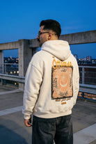 REALSTIL Ottoman Oversized Zipper Hoodie White Sand – Model Herren
