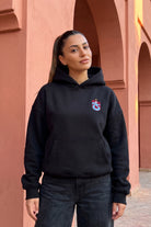 REALSTIL Trabzonspor Oversized Hoodie Black – Model Damen