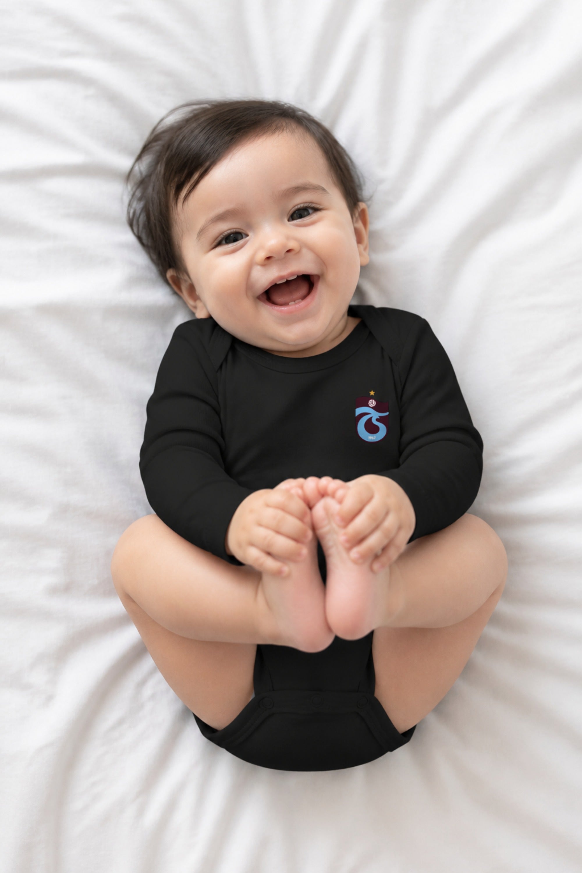 REALSTIL Trabzonspor Bio-Babybody – getragen, Schwarz