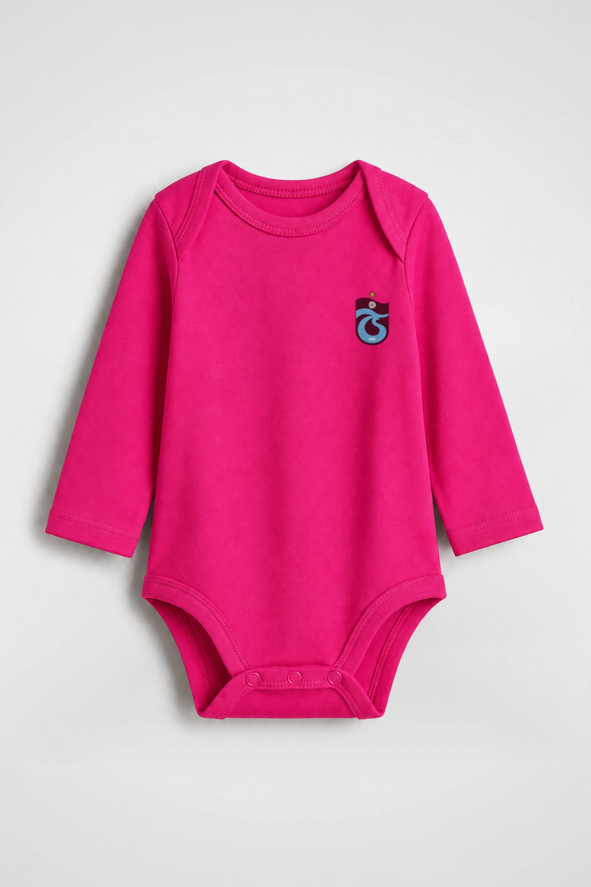 Trabzonspor Bio-Babybody Langarm in Fuchsia