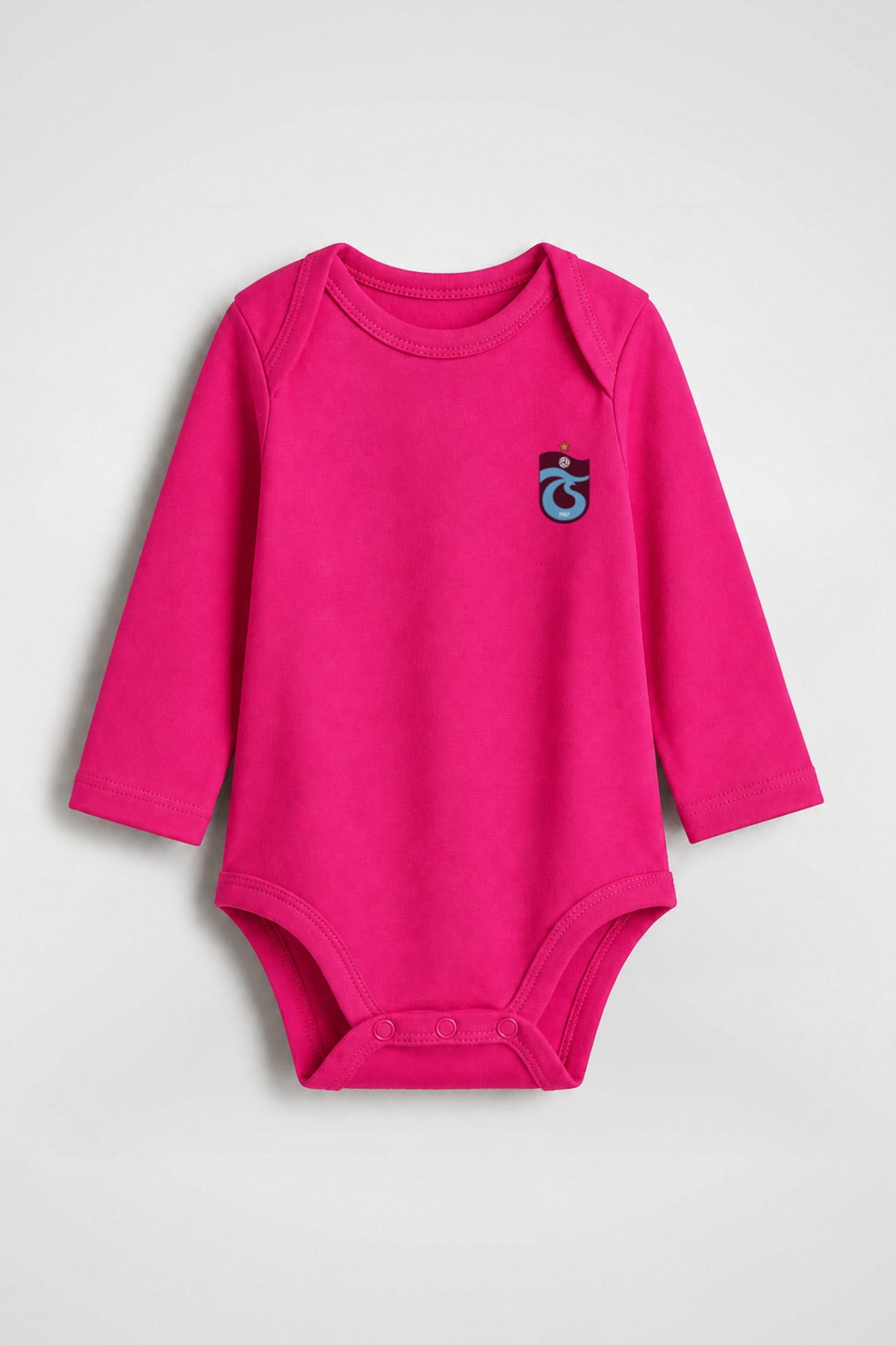 Trabzonspor Bio-Babybody Langarm in Fuchsia