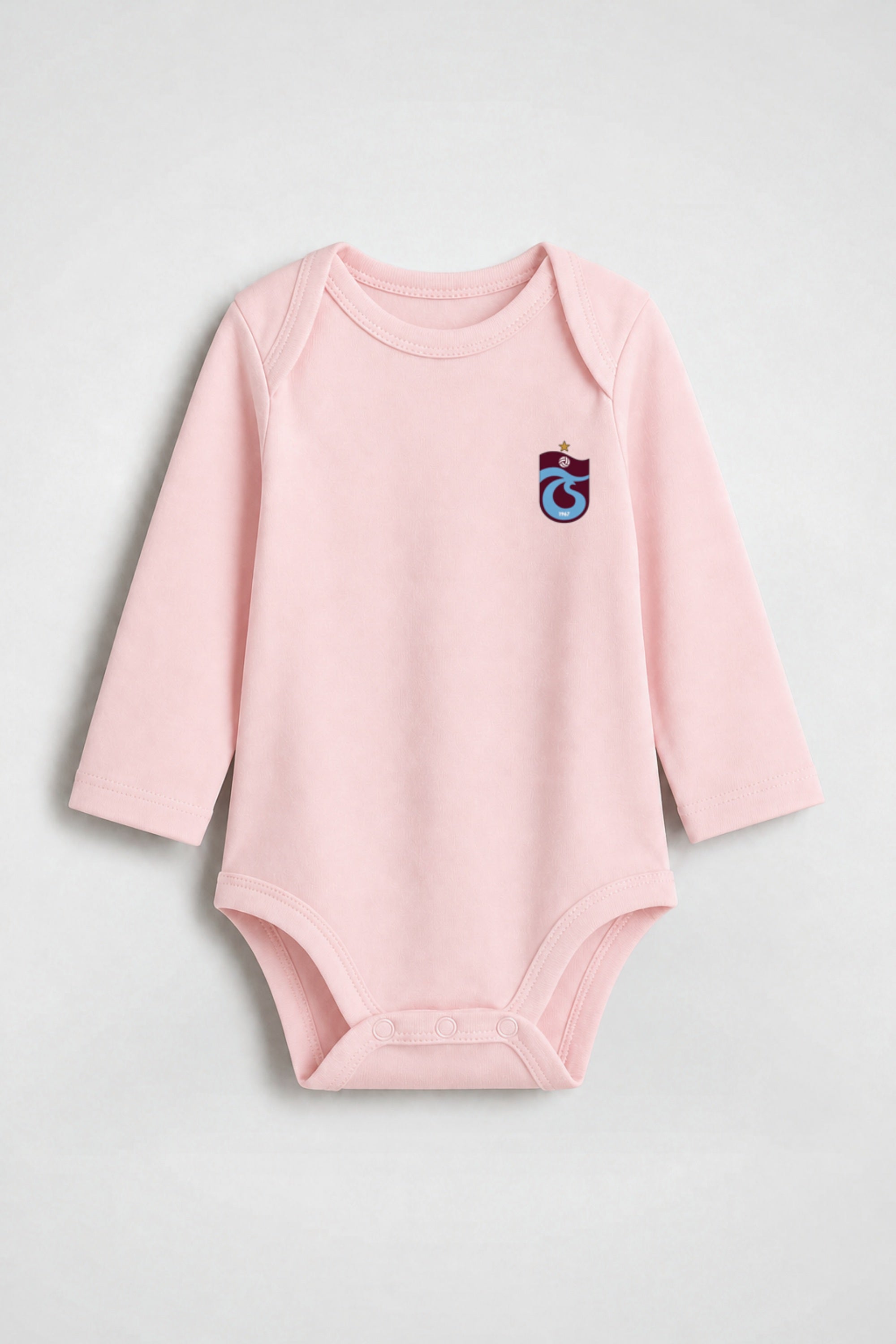 Trabzonspor Bio-Babybody Langarm in Powder Pink