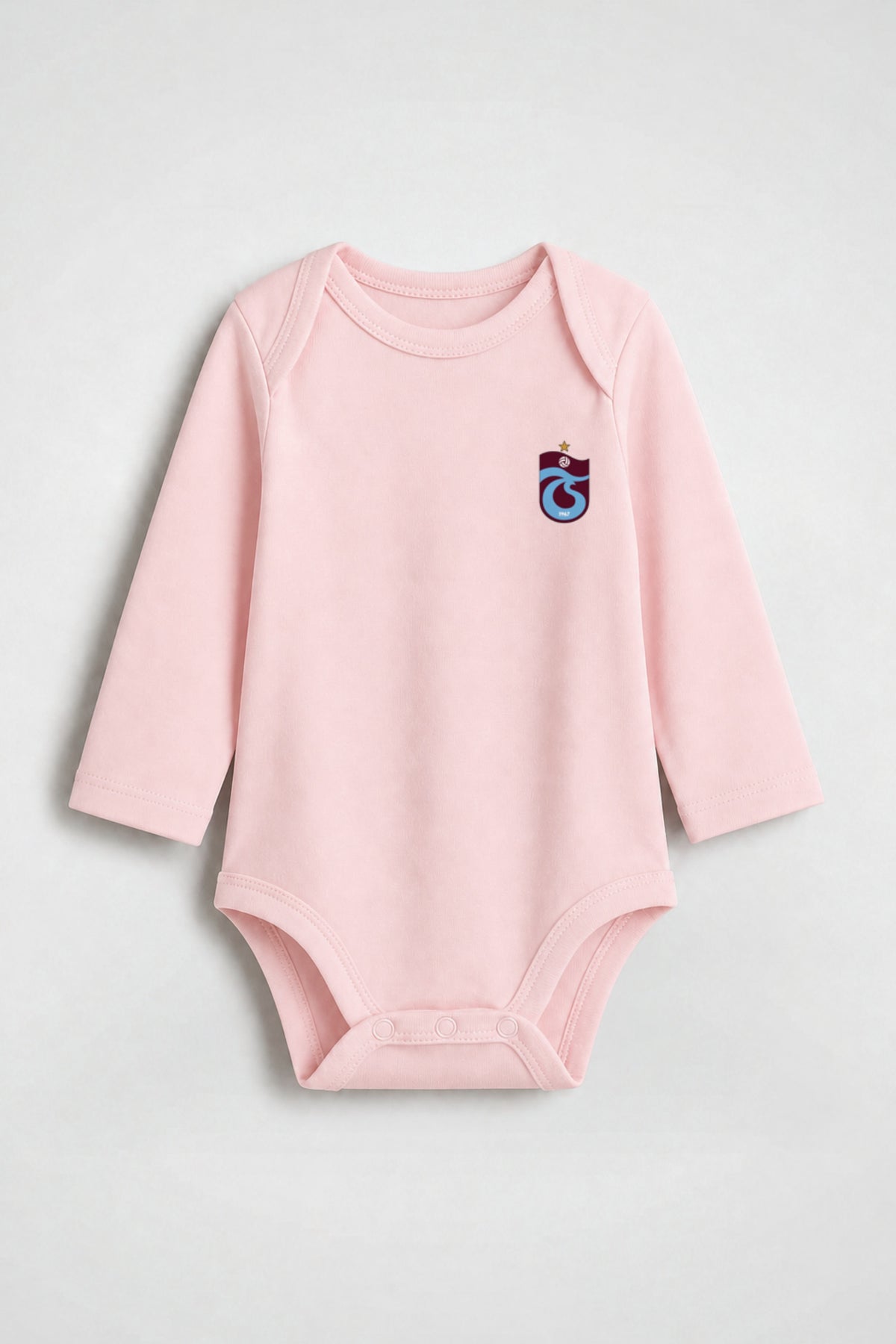 Trabzonspor Bio-Babybody Langarm in Powder Pink