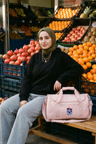 Trabzonspor Sporttasche in Fresh Pink – Model-Foto