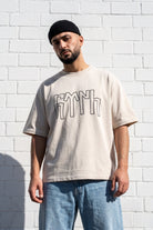 REALSTIL Türk Oversized T-Shirt Sand – Model Herren