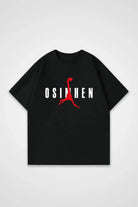 Osimhen Oversized T-Shirt – Black – Front