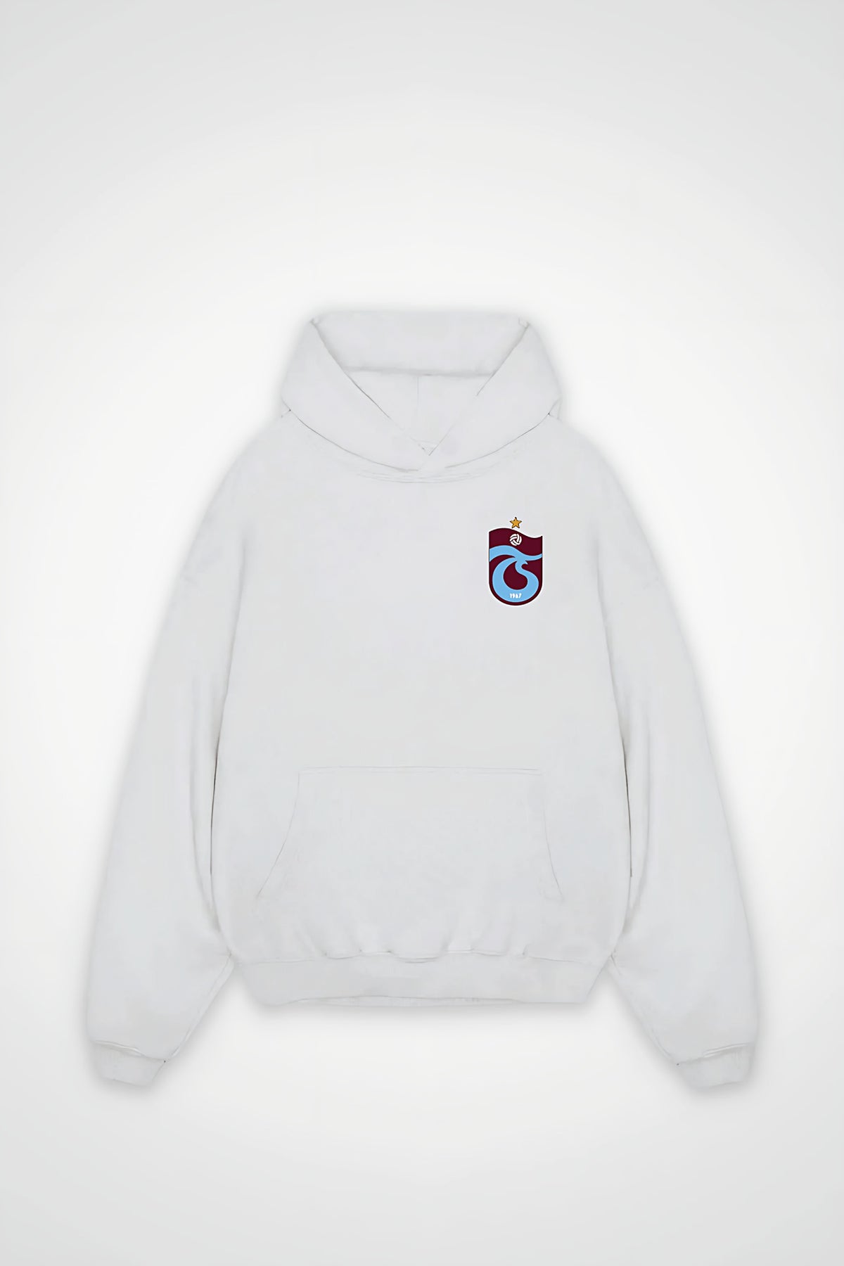 Trabzon Oversized Hoodie in Weiß (White)